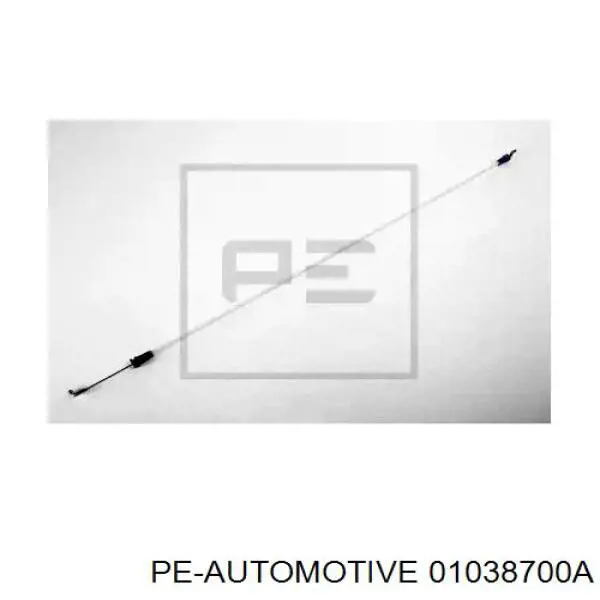 Трос (тяга) открывания замка двери передней левой 01038700A PE Automotive