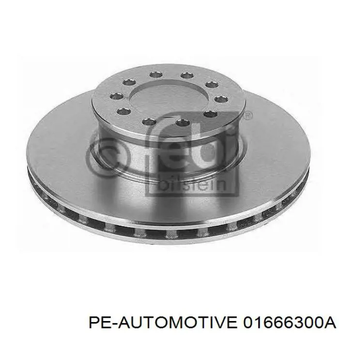 01666300A PE Automotive диск тормозной задний