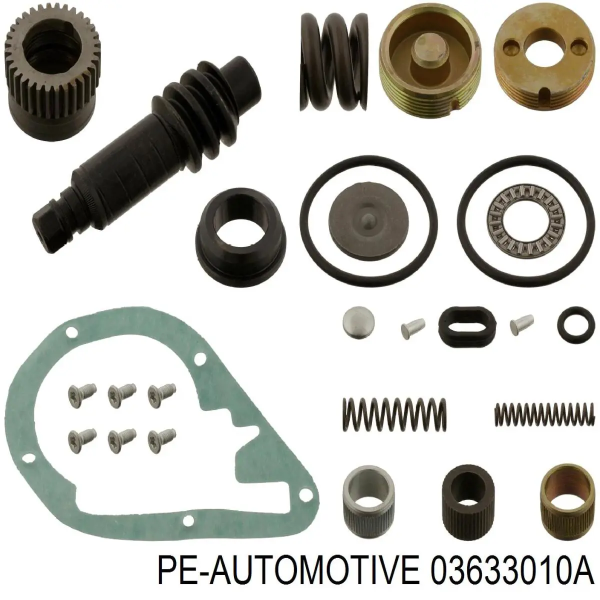 Ремкомплект тормозного вала (трещетки) PE Automotive 03633010A цена, от 28.35 USD