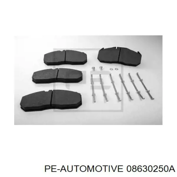 08630250A PE Automotive Колодки передние
