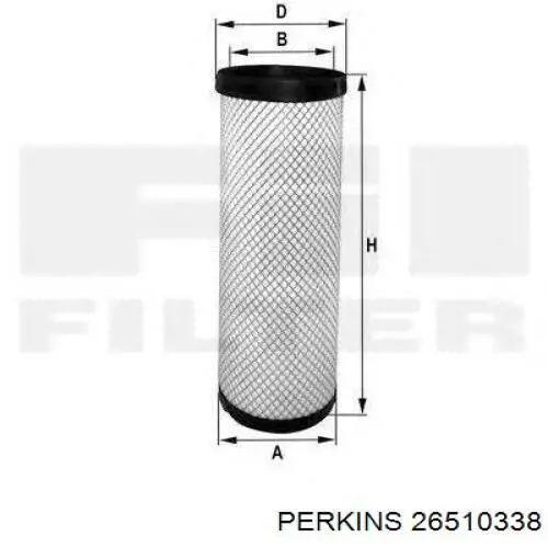 Купить 26510338 Perkins Автомобильный фильтр воздуха