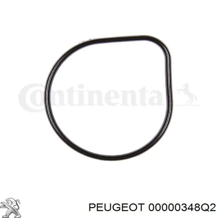 00000348Q2 Peugeot/Citroen vedante de tubo coletor de admissão
