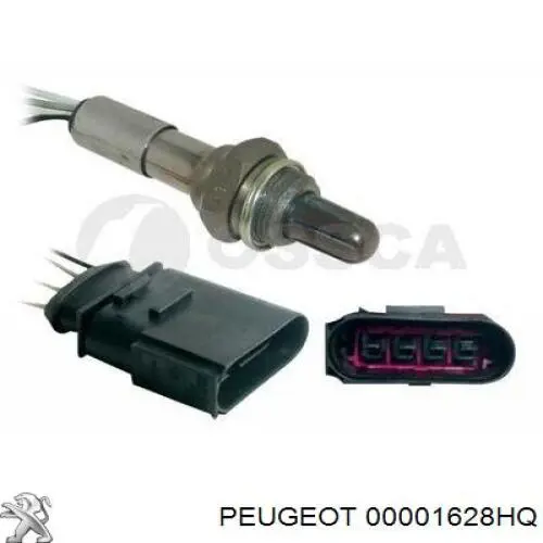 Лямбдазонд, датчик кислорода до катализатора Peugeot/Citroen 00001628HQ цена, от 44.31 USD