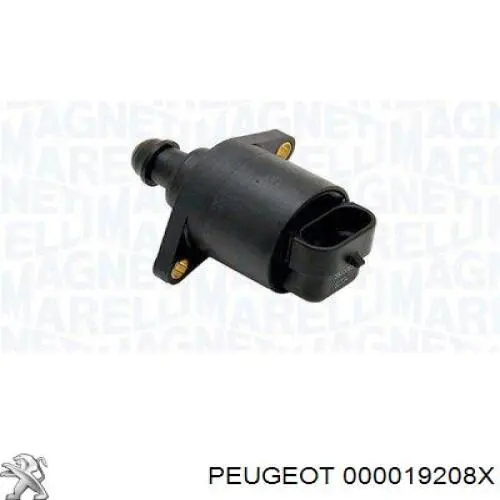 000019208X Peugeot/Citroen клапан (регулятор холостого хода)