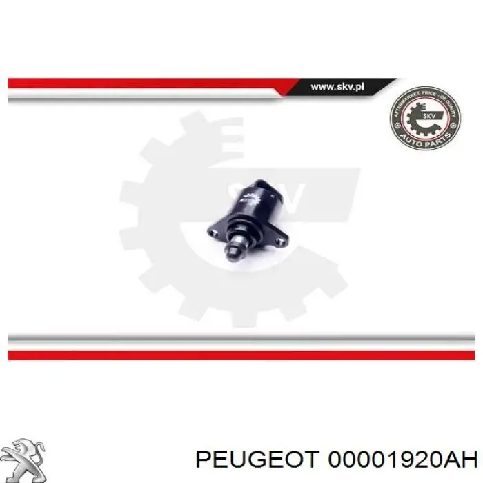 Купить 00001920AH Peugeot/Citroen Блок управления ЭПХХ