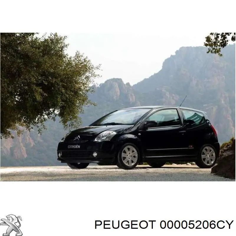 00005206CY Peugeot/Citroen амортизатор задний