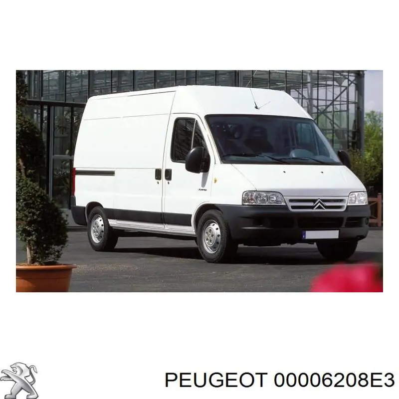 Фара левая 00006208E3 Peugeot/Citroen