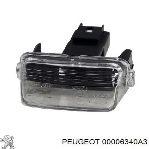 00006340A3 Peugeot/Citroen фонарь подсветки заднего номерного знака