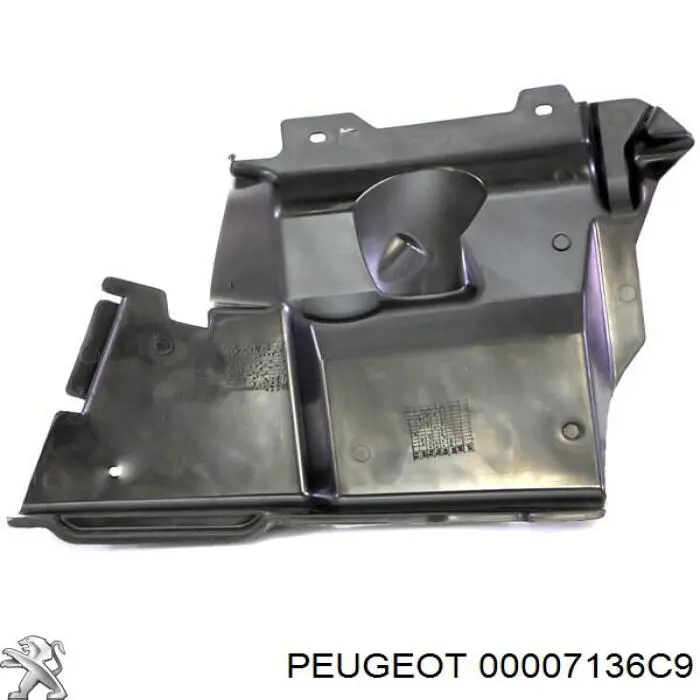 Защита двигателя правая Peugeot/Citroen 00007136C9 цена, от 8.61 USD