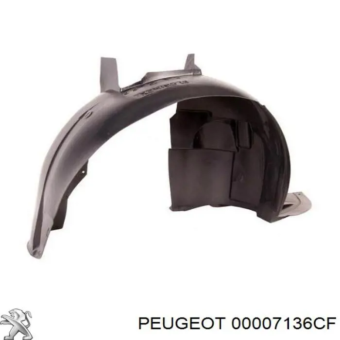 Правый подкрылок переднего крыла Peugeot/Citroen 00007136CF цена, от 13.83 USD