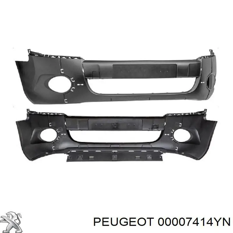 Усилитель переднего бампера  Fast FT90552