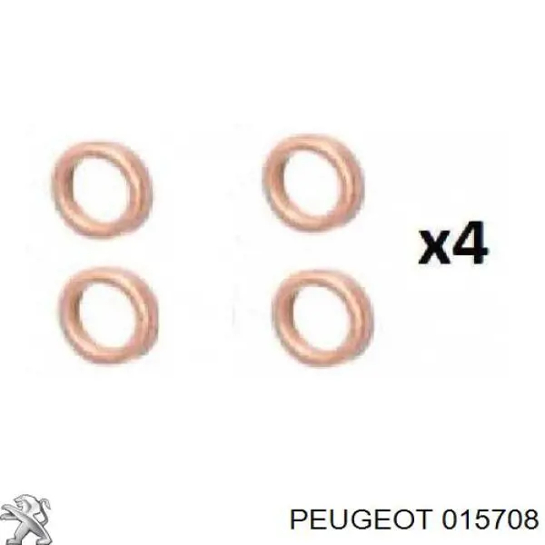 Прокладка шланга подачи масла к турбине 015708 Peugeot/Citroen