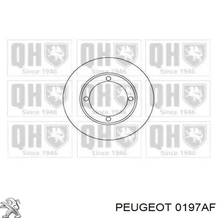 Комплект прокладок двигателя полный Peugeot/Citroen 0197AF
