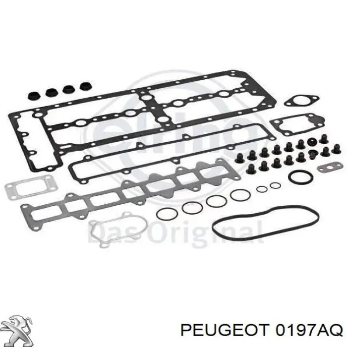 0197AQ Peugeot/Citroen комплект прокладок двигателя верхний
