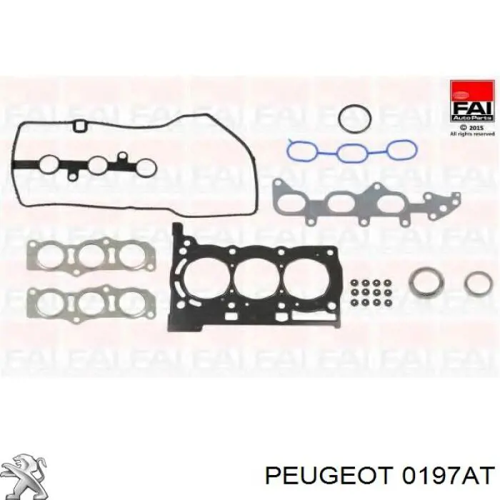 0197AT Peugeot/Citroen комплект прокладок двигателя верхний