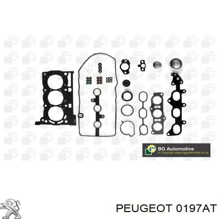 Верхний комплект прокладок двигателя Peugeot/Citroen 0197AT цена, от 46.15 USD