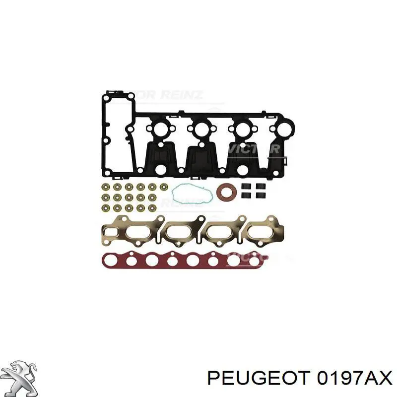 Полный комплект прокладок двигателя Peugeot/Citroen 0197AX цена, от 41.64 USD