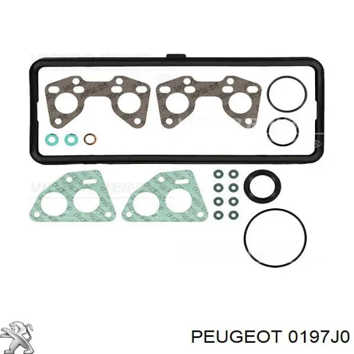 Комплект прокладок двигателя верхний Peugeot/Citroen 0197J0