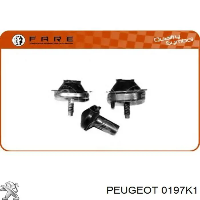 0197K1 Peugeot/Citroen комплект прокладок двигателя верхний