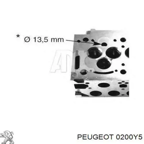 Головка блока цилиндров 0200Y5 Peugeot/Citroen