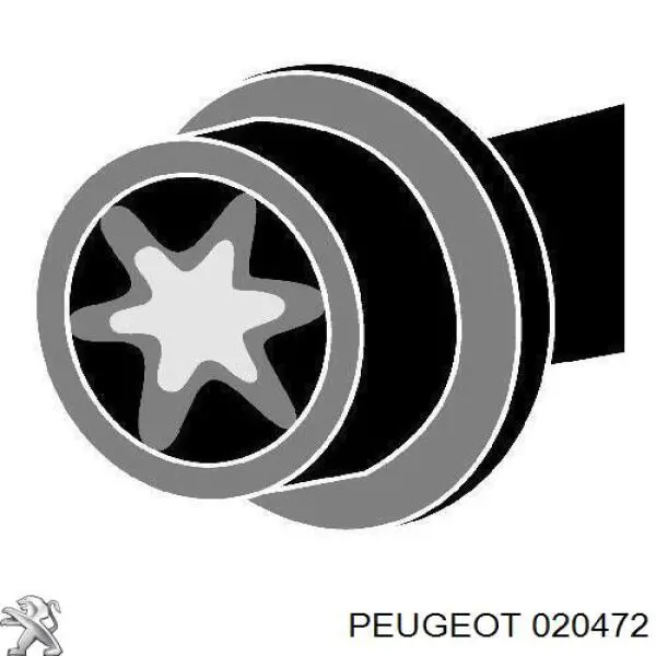 020472 Peugeot/Citroen болт гбц