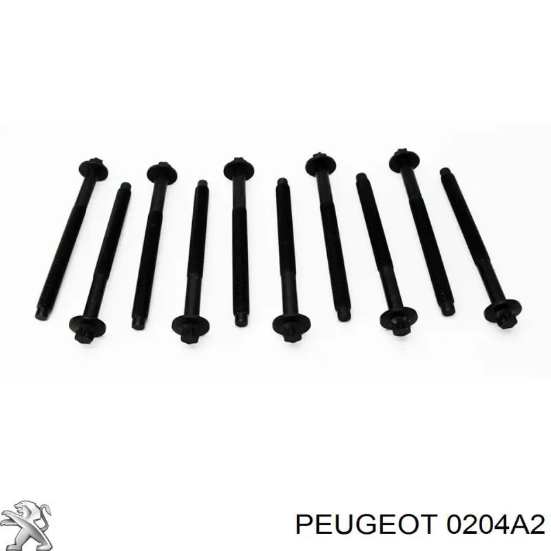 0204A2 Peugeot/Citroen Болт крепления головки блока цилиндров
