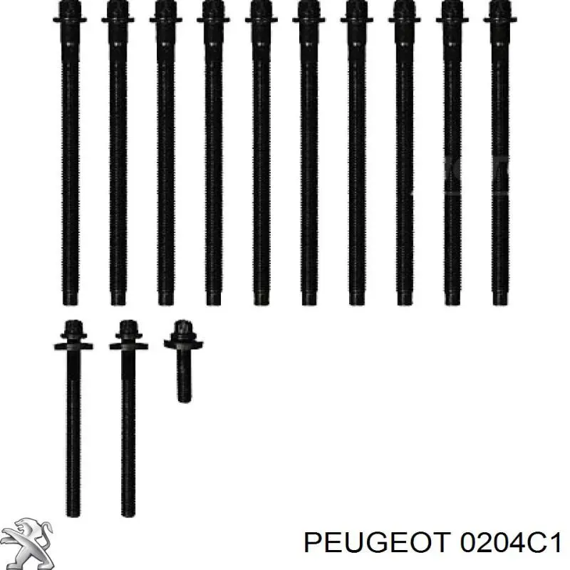 Болт головки блока цилиндров (ГБЦ) на Peugeot 308 II 
