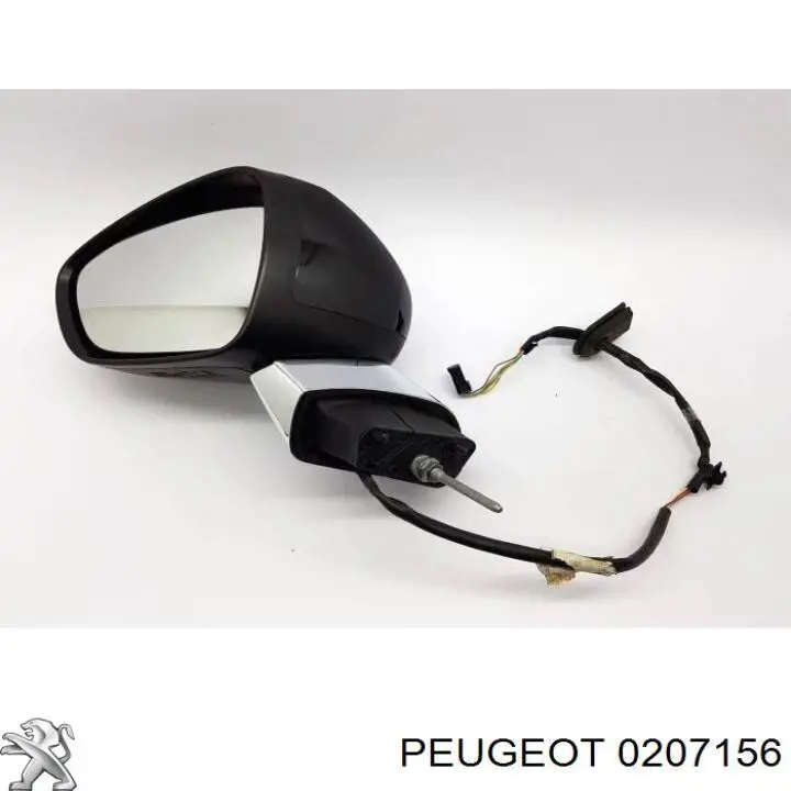 0207156 Peugeot/Citroen Уплотнитель зеркала к двери правый