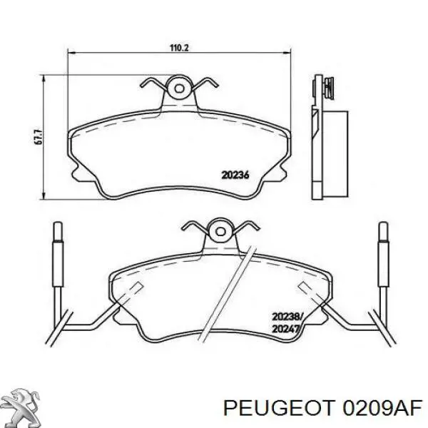 Прокладка головки блока цилиндров Peugeot/Citroen 9651363780