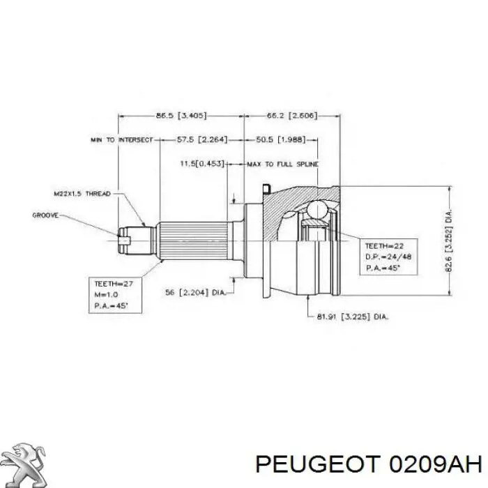 Прокладка ГБЦ 0209AH Peugeot/Citroen