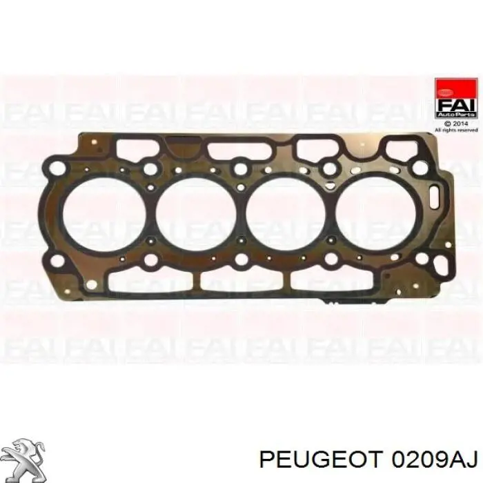 Прокладка ГБЦ 0209AJ Peugeot/Citroen