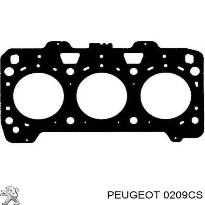 Прокладка головки блока цилиндров (ГБЦ) правая на Peugeot 607 9D, 9U