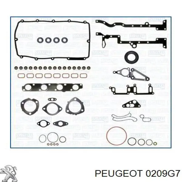 0209G7 Peugeot/Citroen прокладка гбц