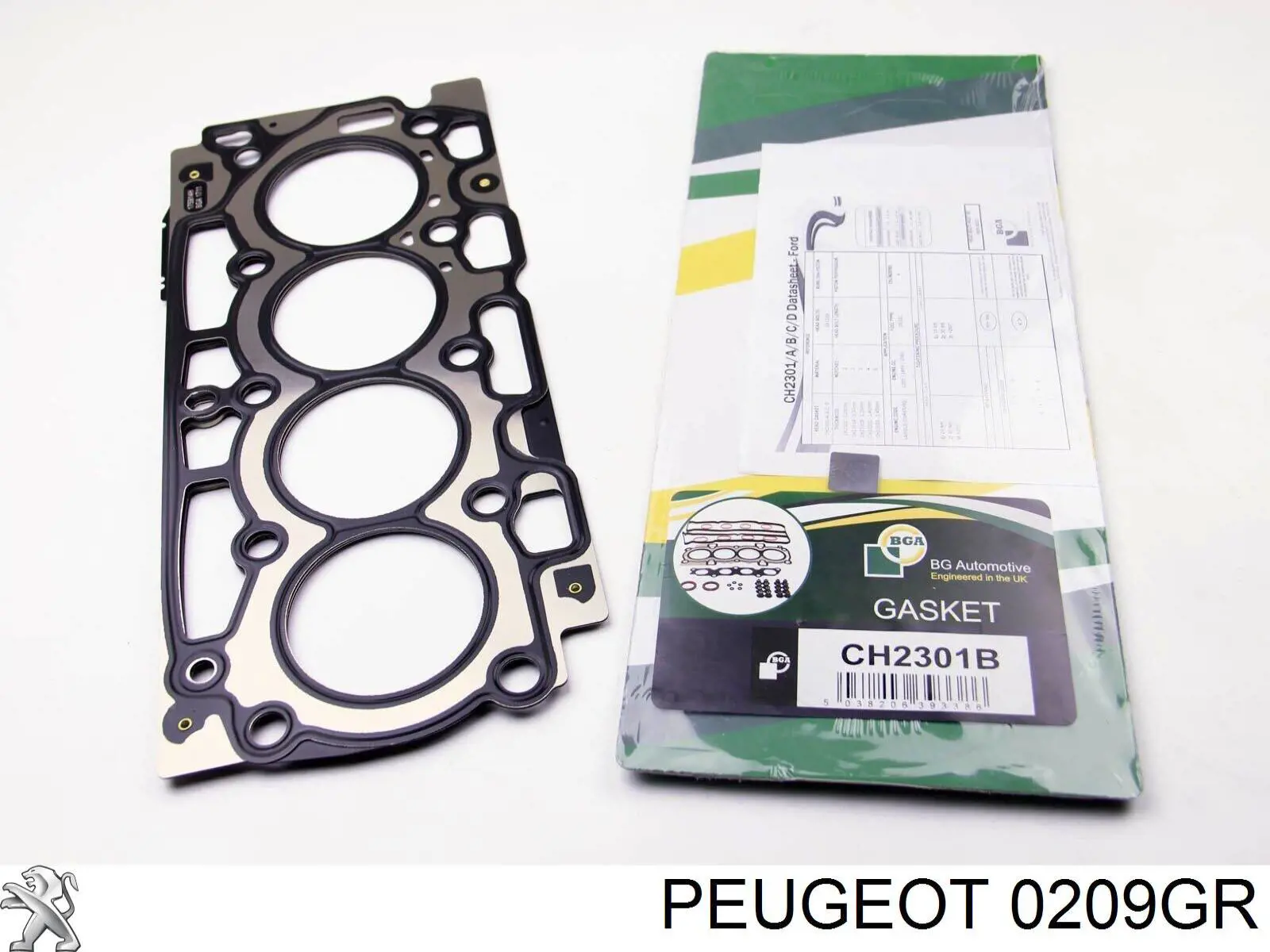 0209JQ Peugeot/Citroen Прокладка головки блока