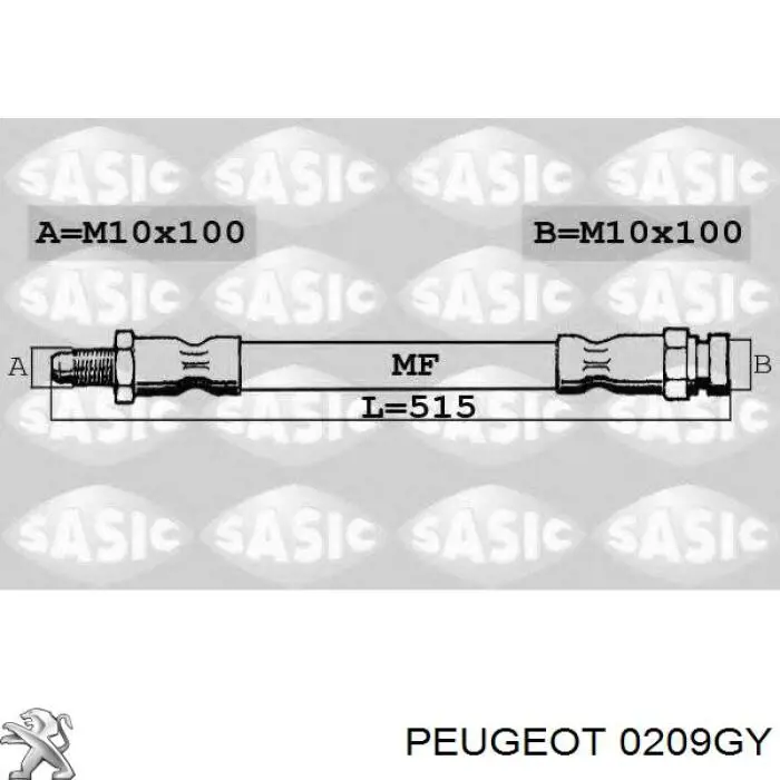 0209 GY Peugeot/Citroen прокладка гбц