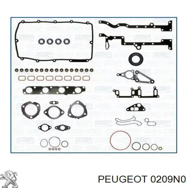 0209N0 Peugeot/Citroen прокладка гбц