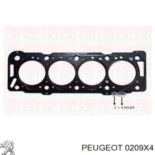 Прокладка ГБЦ 0209X4 Peugeot/Citroen