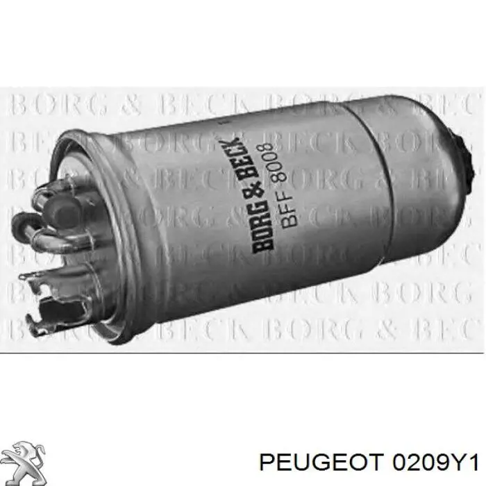 0209Y1 Peugeot/Citroen прокладка гбц