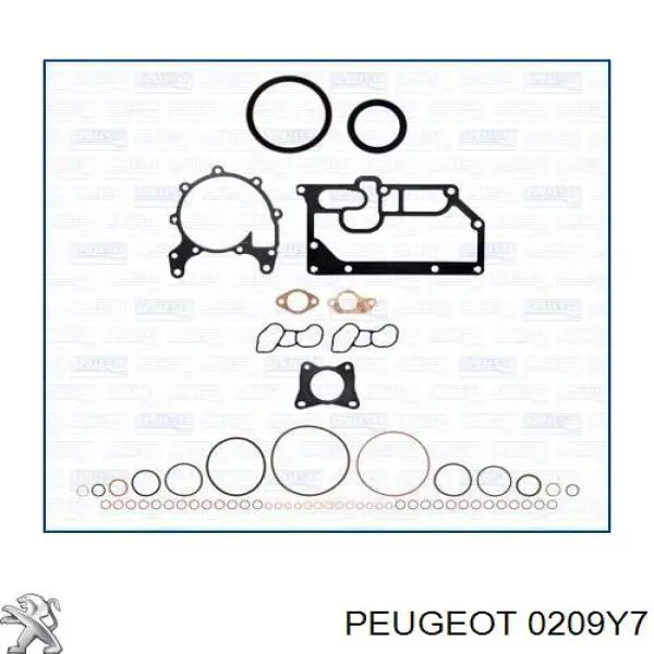 0209Y7 Peugeot/Citroen прокладка гбц