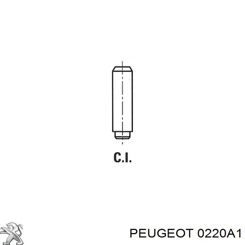 Направляющая клапана Peugeot/Citroen 0220A1