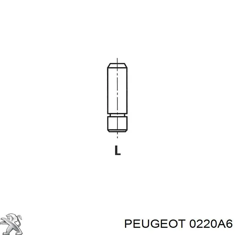 0220A6 Peugeot/Citroen направляющая клапана