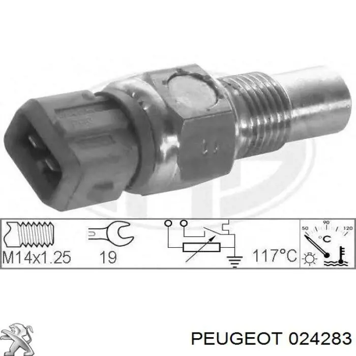 Датчик указателя температуры охлаждающей жидкости Peugeot/Citroen 024283 цена, от 14.09 USD