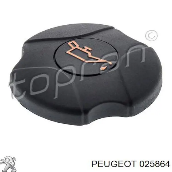 025864 Peugeot/Citroen крышка маслозаливной горловины