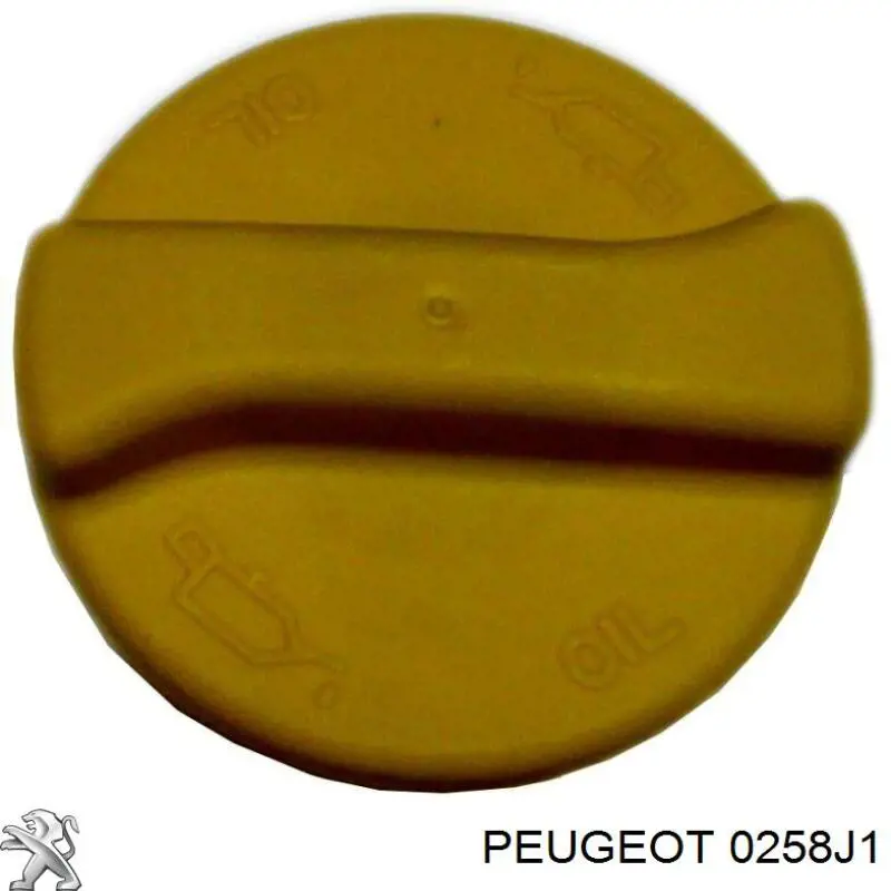 Tapa de tubo de llenado de aceite 0258J1 Peugeot/Citroen