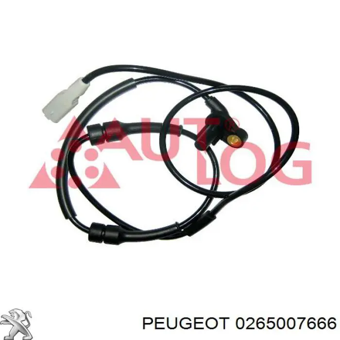 0265007666 Peugeot/Citroen датчик абс (abs передний)