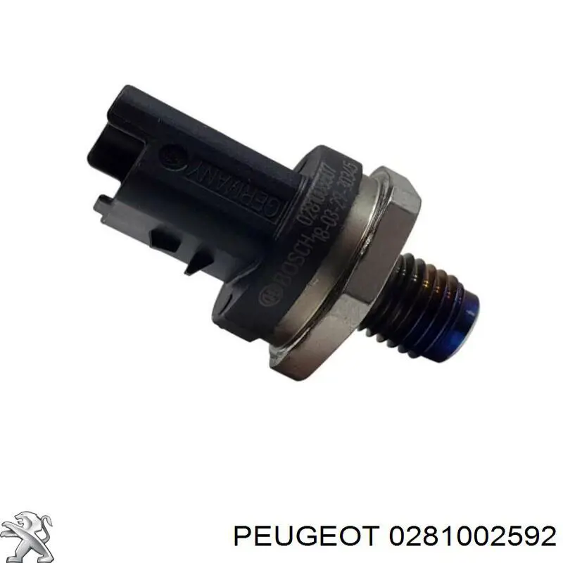 Датчик давления топлива 0281002592 Peugeot/Citroen