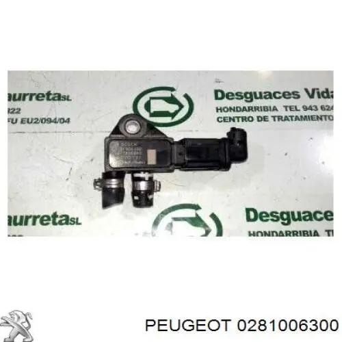 843082 Sidat sensor de pressão dos gases de escape