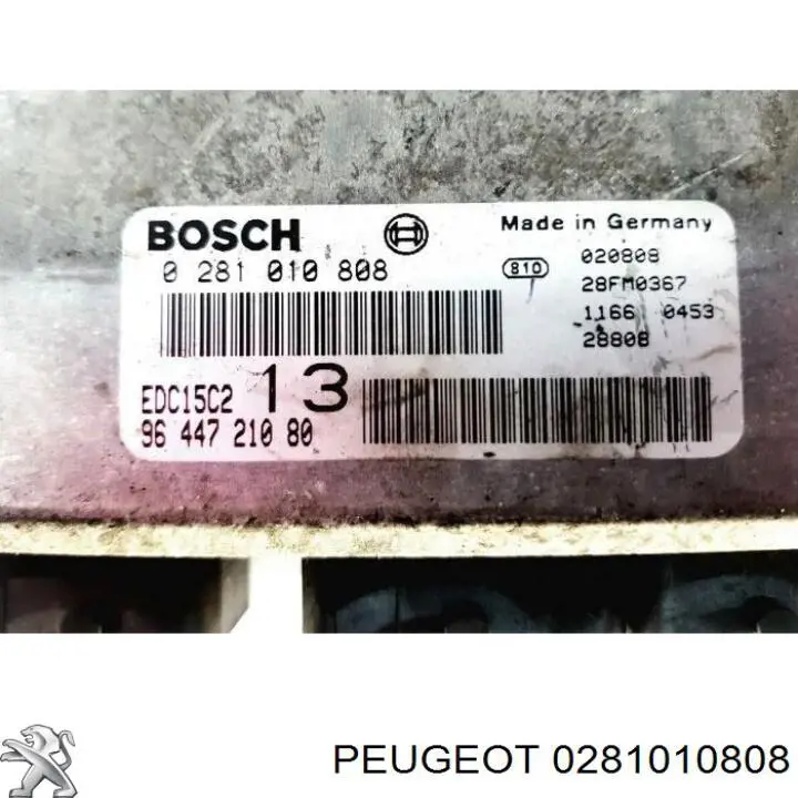 0281010808 Peugeot/Citroen Мозги двигателя