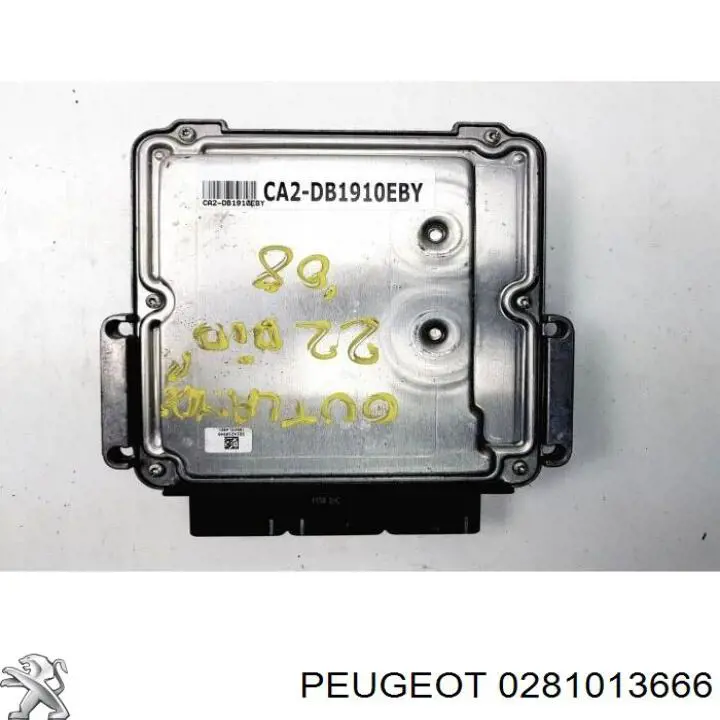 Блок управления двигателем 0281013666 Peugeot/Citroen