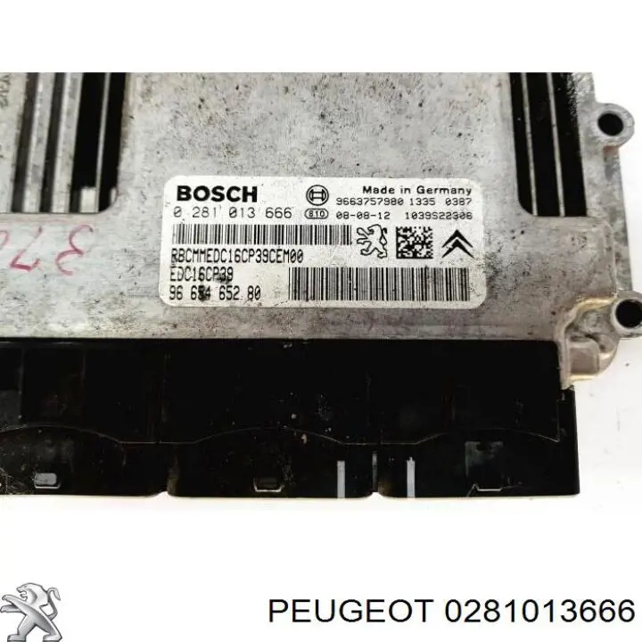 0281013666 Peugeot/Citroen Мозги двигателя
